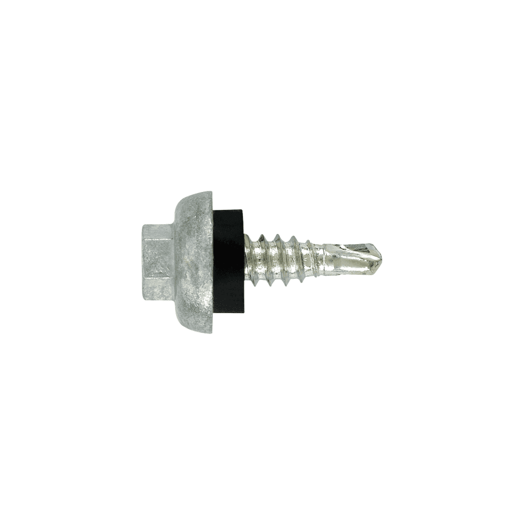 1/4" ZAC Tornillo Autoperforante para Panel Solapado, HWH (3/8")