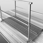 Barandal para paso de gato-1″ Cal 18